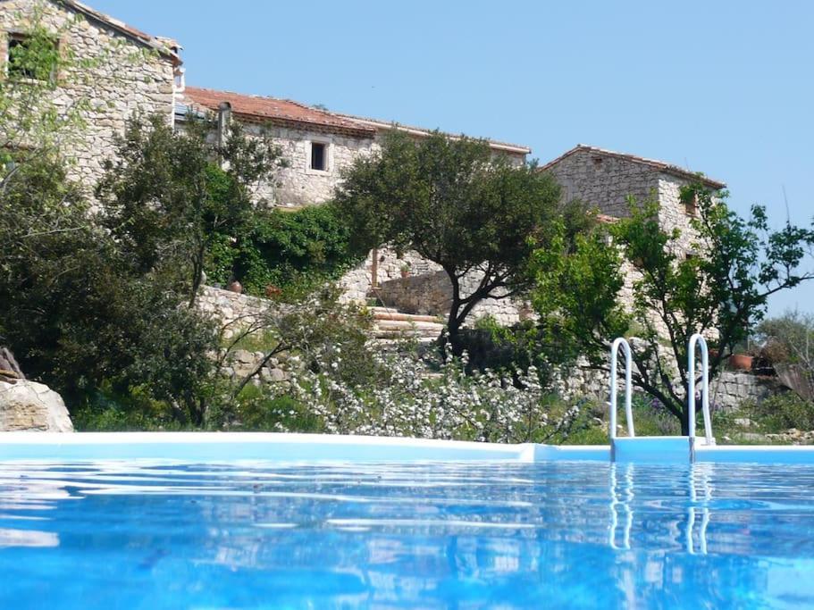 Gites Du Mas Champion - Piscine, Soleil, Nature & Calme - Groupes Saint-Just-et-Vacquieres ภายนอก รูปภาพ