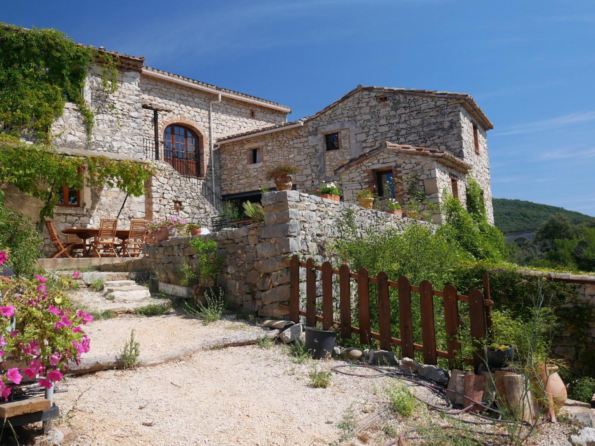 Gites Du Mas Champion - Piscine, Soleil, Nature & Calme - Groupes Saint-Just-et-Vacquieres ภายนอก รูปภาพ