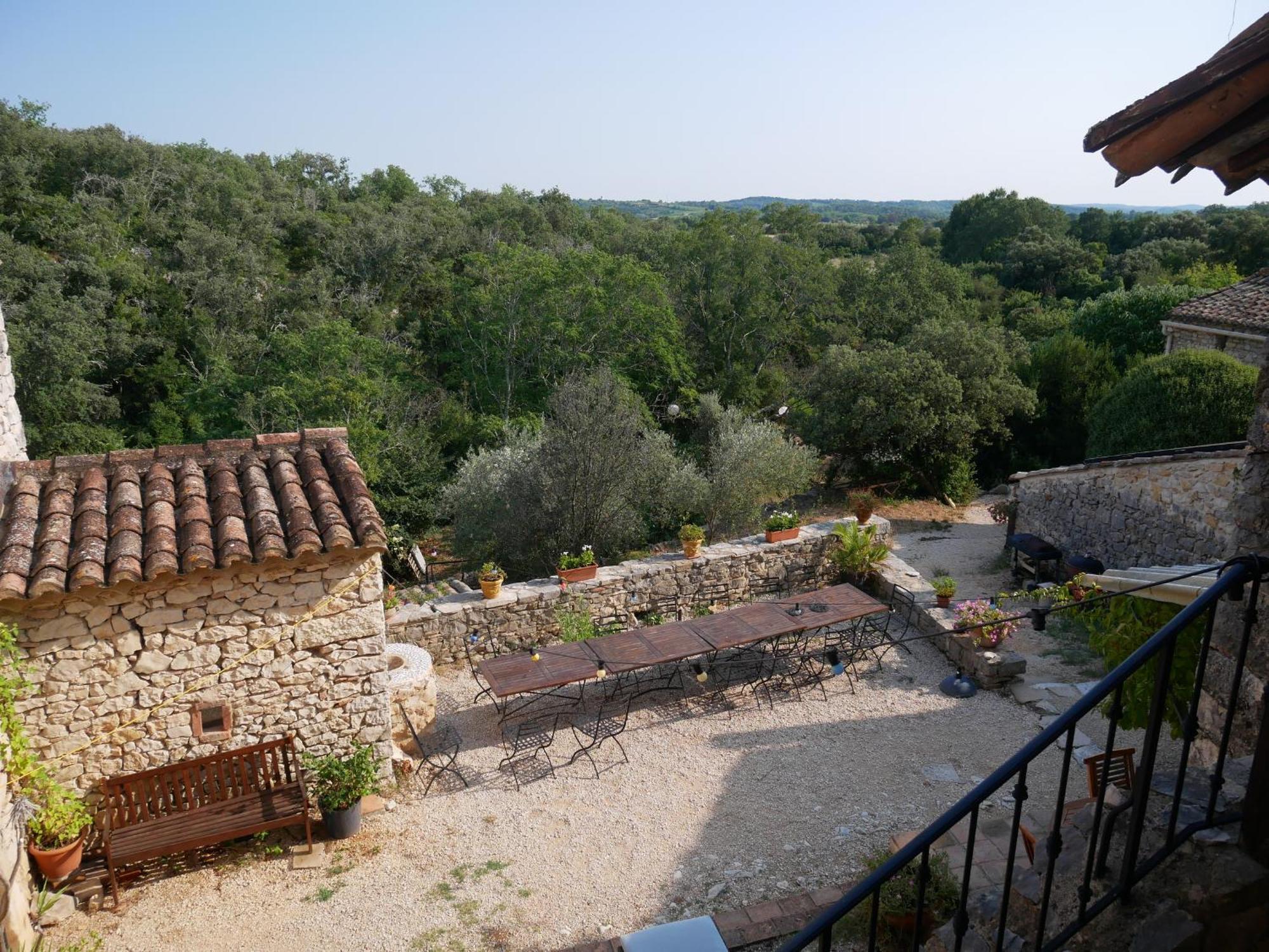 Gites Du Mas Champion - Piscine, Soleil, Nature & Calme - Groupes Saint-Just-et-Vacquieres ภายนอก รูปภาพ